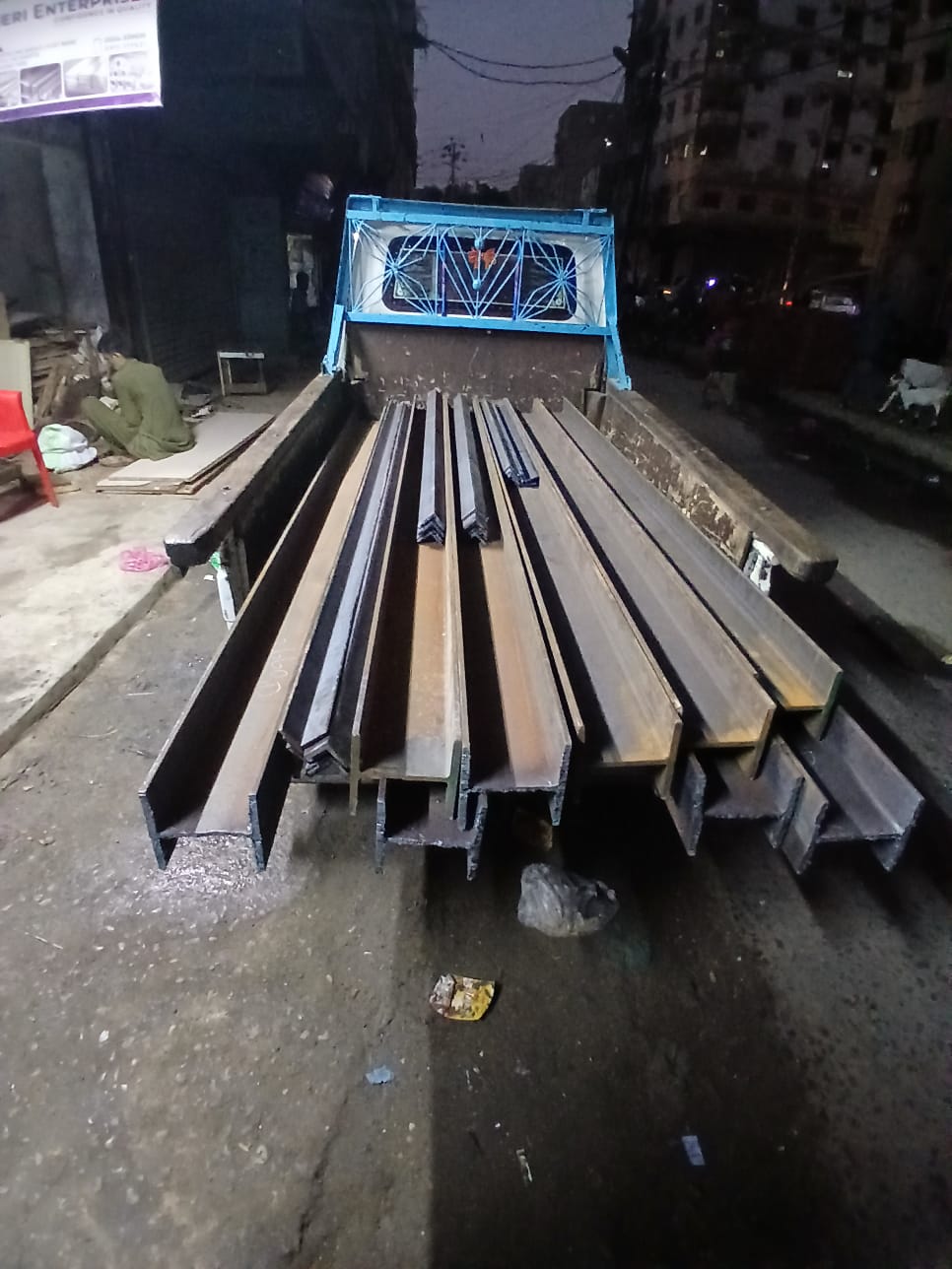 MS angle & sections loaded for a customer